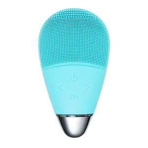 Escova elétrica de limpeza facial de massagem com massagem de silicone à prova d'água à prova d'água
