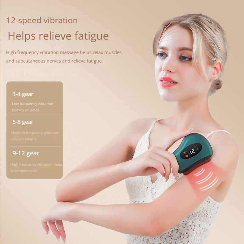 Carga USB elétrica beleza massageador facial ferramenta Guasha placa de raspagem