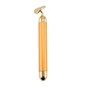 Rolo de massageador de olho de face de 24k barra de ouro