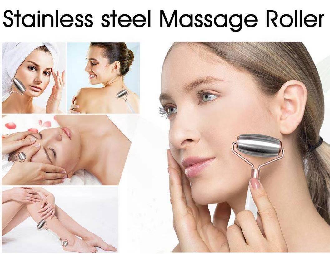 Beleza Gua Sha ferramenta de gelo massageador facial rolo de jade 