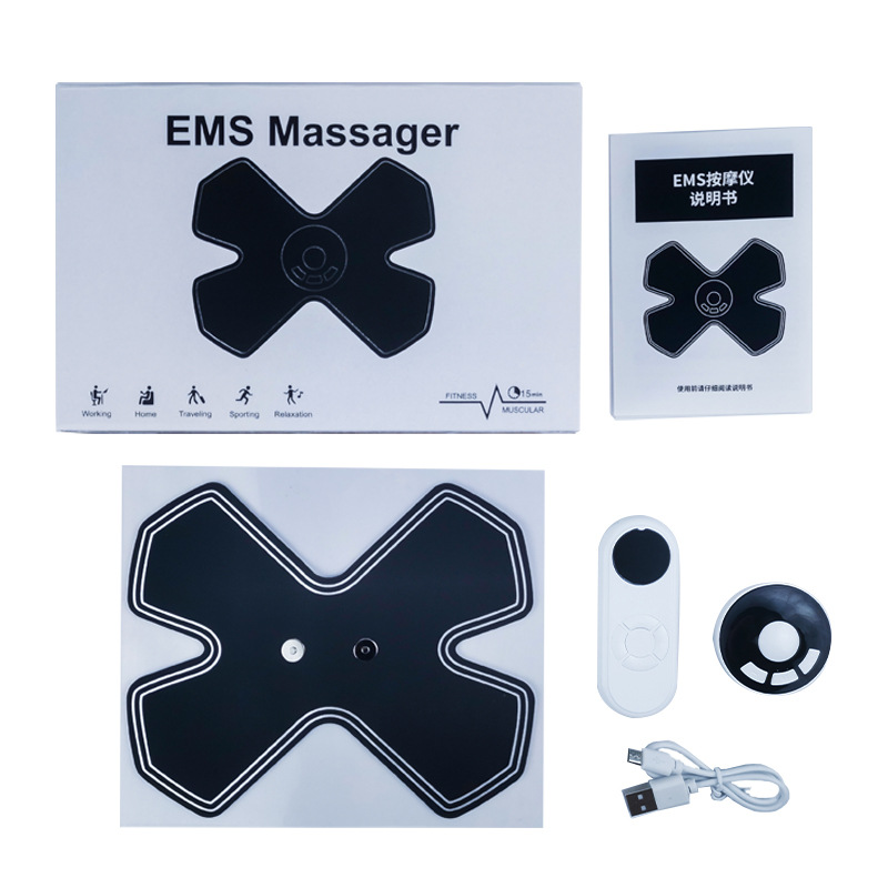 Mini massageador portátil EMS para pescoço e ombro