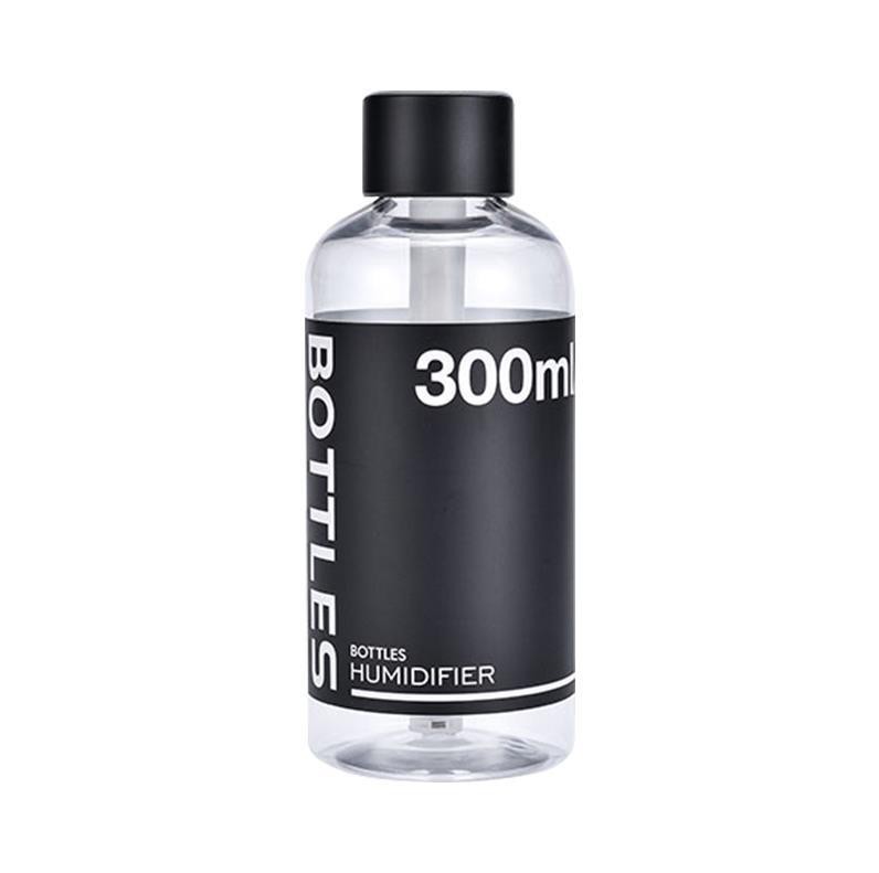 Umidificador de ar em forma de garrafa à prova de vazamento USB Mini 300ml