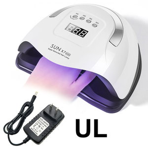 Alça portátil 180W LED UV Lâmpada para unhas com configuração de 4 temporizadores