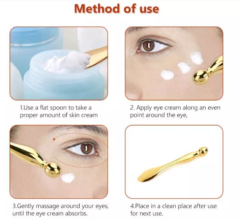 Mini Mini Eye Cream Massager Stick Roller 