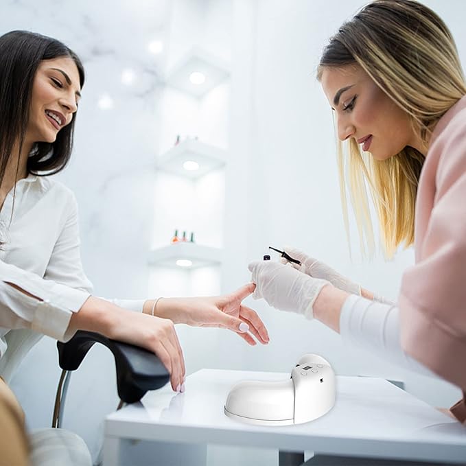 Lâmpada UV LED dobrável sem fio em forma de U para mãos em gel Unhas