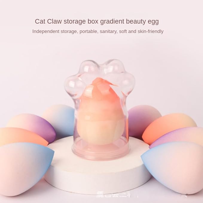 Venda por atacado de casca de garra de gato gradiente de cor Rt Beauty Egg