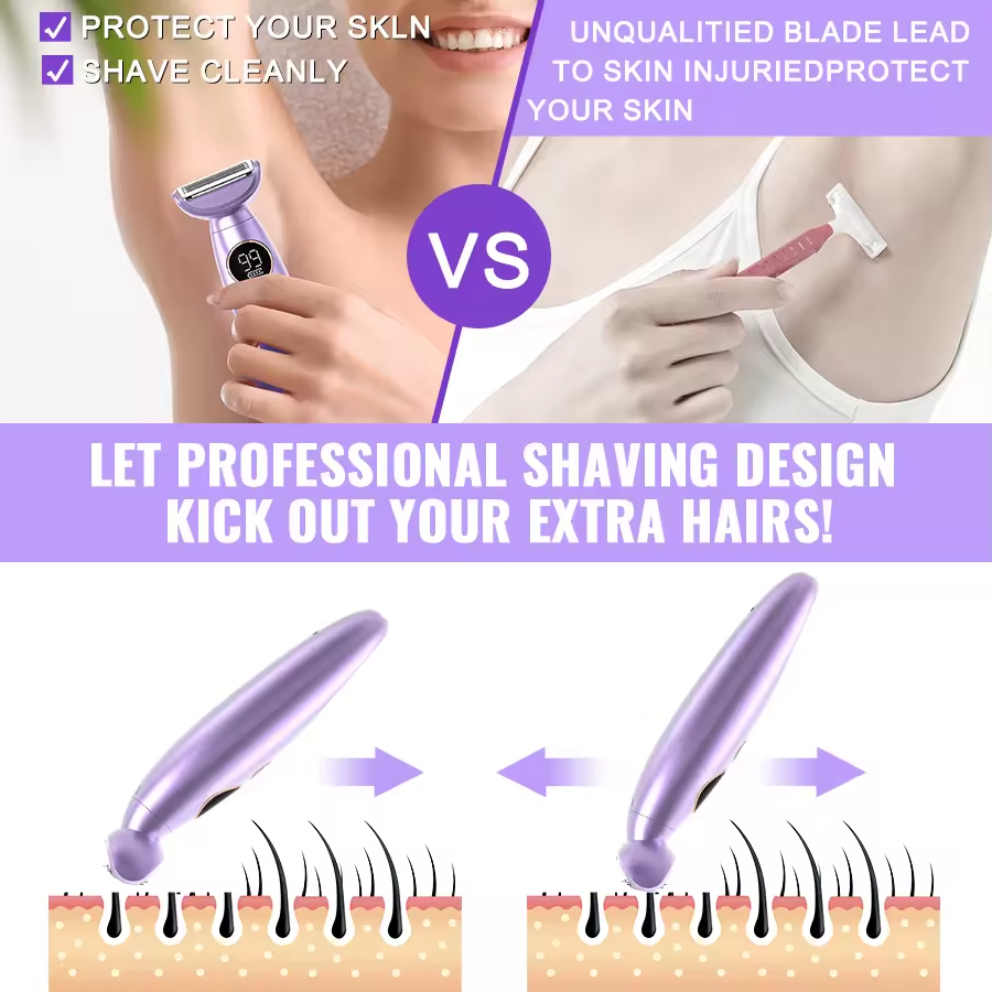 Epilador elétrico portátil de beleza facial Lady Shaver