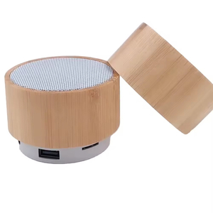 Presente promocional de atacado Mini caixa de alto -falante portátil de bambu portátil Bluetooth